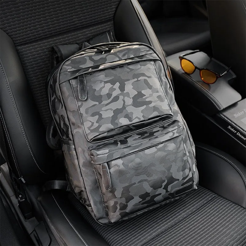 

Casual Fashion Men's Backpack Camouflage Oxford Outdoor Sports Men Backpack Large Capacity Student Schoolbag Laptop Bag Softback