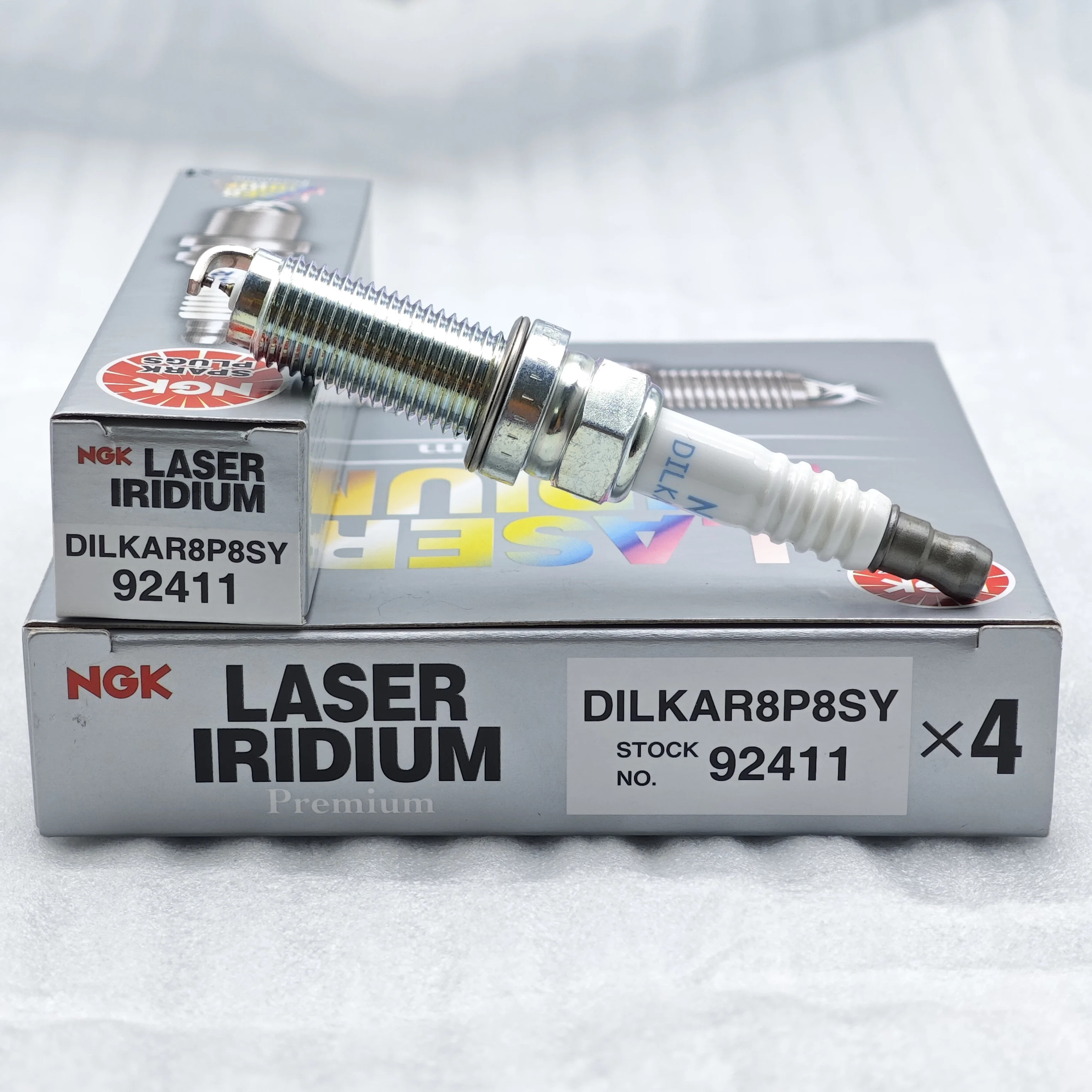 4pcs Original NGK Spark Plug DILKAR8P8SY 92411 For Some Models Of RDX Accord etc