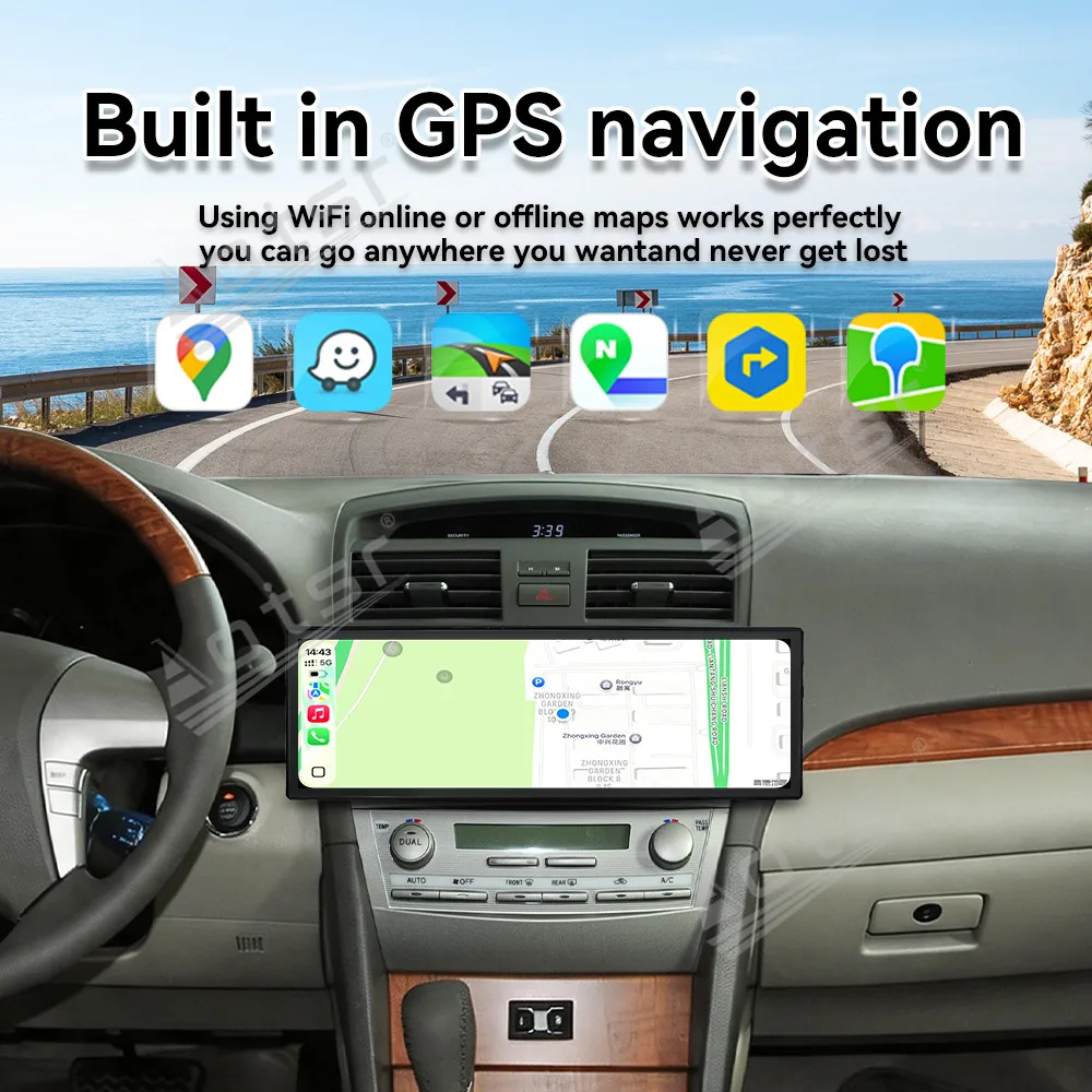 14.9 Inch Android Car Multimedia Automotive For Toyota Camry 2006~2011 Carplay Auto GPS Navigation Car Radio Stereo Head Unit