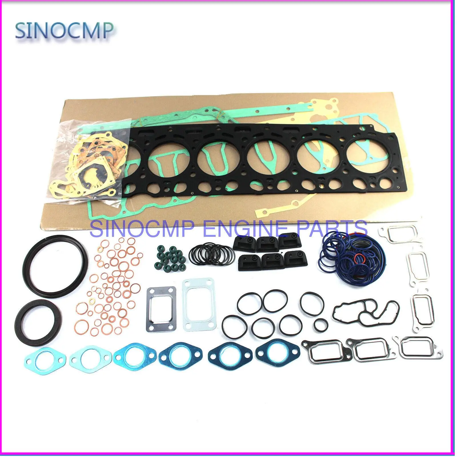 

D6E Engine Gasket Kit For Volvo EC210B EC240B Excavator Automobiles Accessories Engine Parts Components Rebuilding Kits