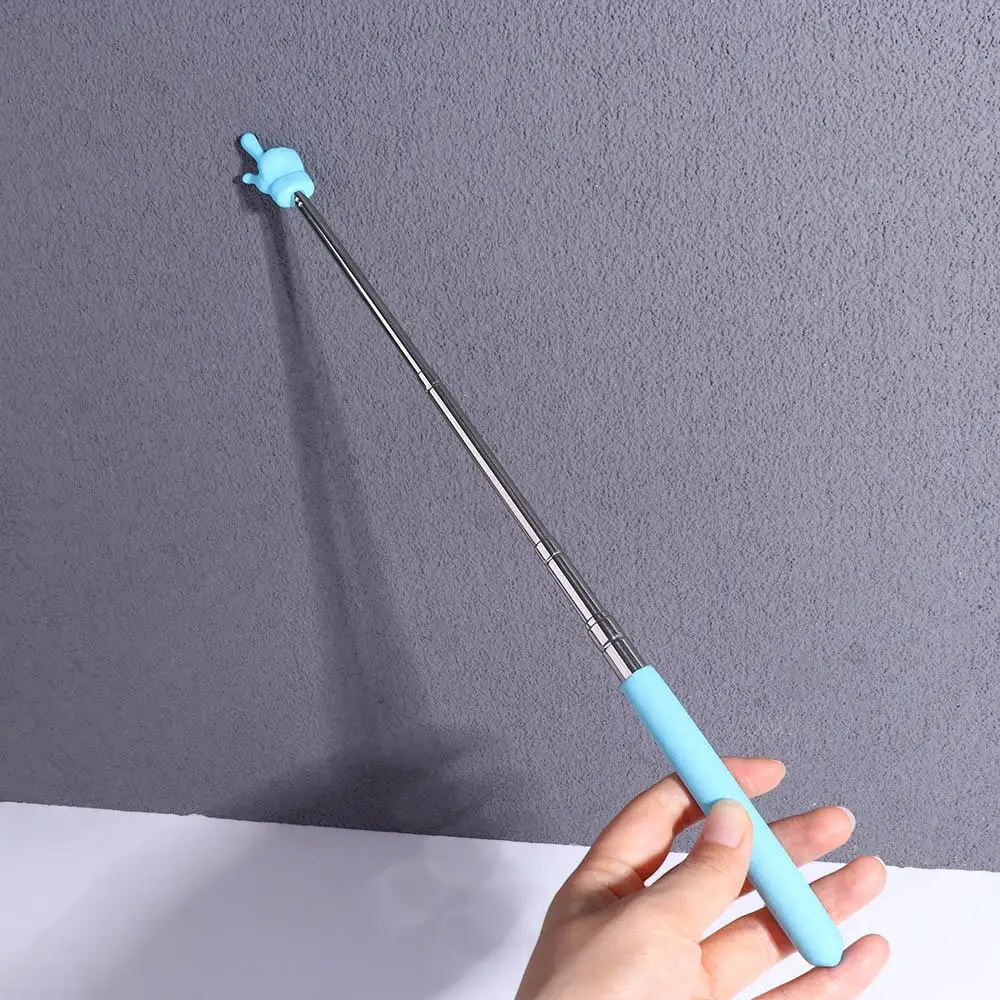 Stainless Steel High Quality Finger Reading Guide Class Pointer Stick White Board Retractable Supplies Preschool Teaching Tools