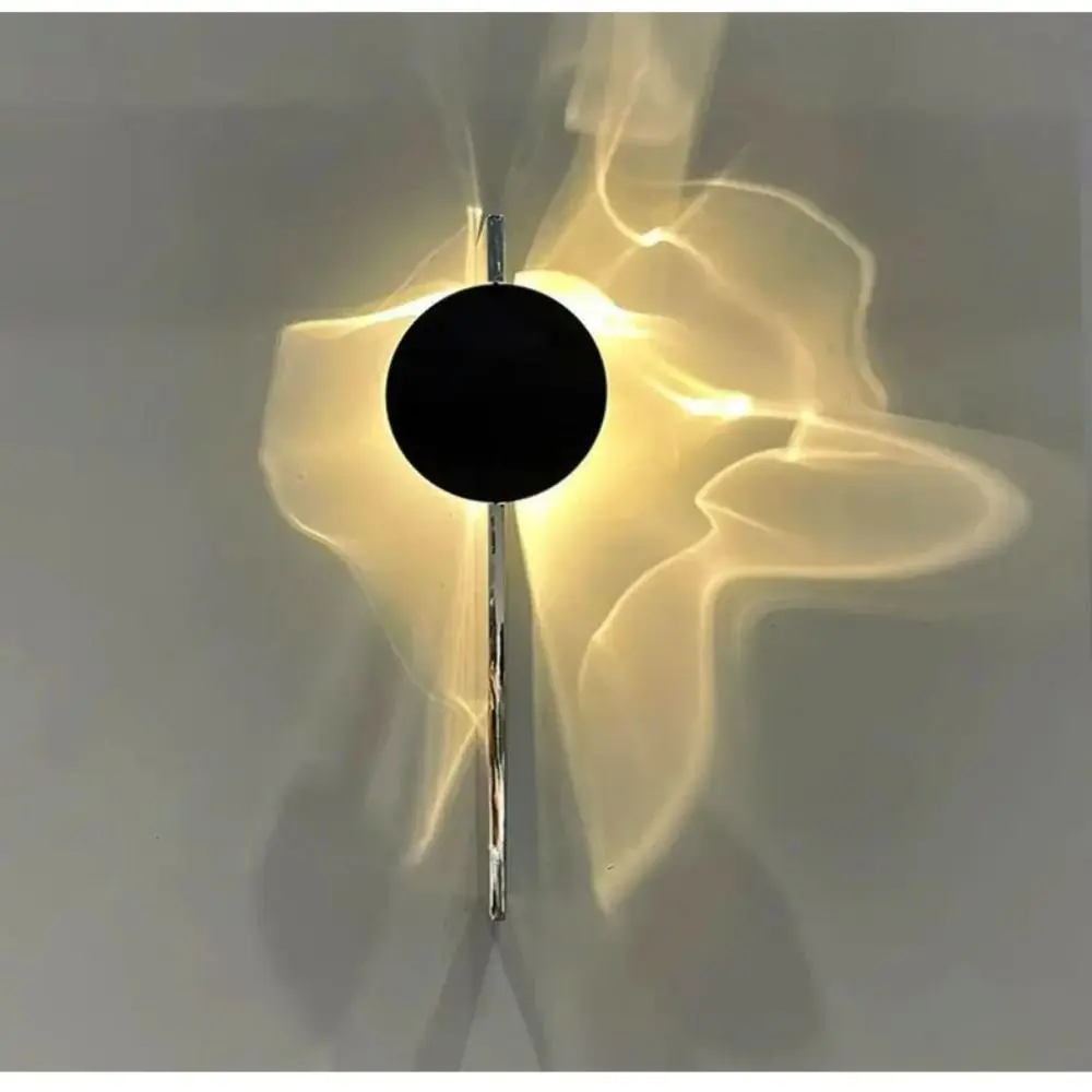 Energy Saving Water Ripple Wall Lamp Stainless Steel Rotatable LED Wall Light Adjustable Atmosphere Wall Sconce Lamp Hotel