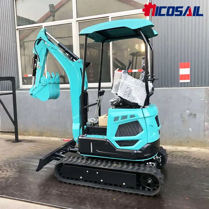 حفارة زاحفة جديدة رخيصة الثمن لأعمال الزراعية والحديقة، مزودة بقطع غيار حفارة ممتازة