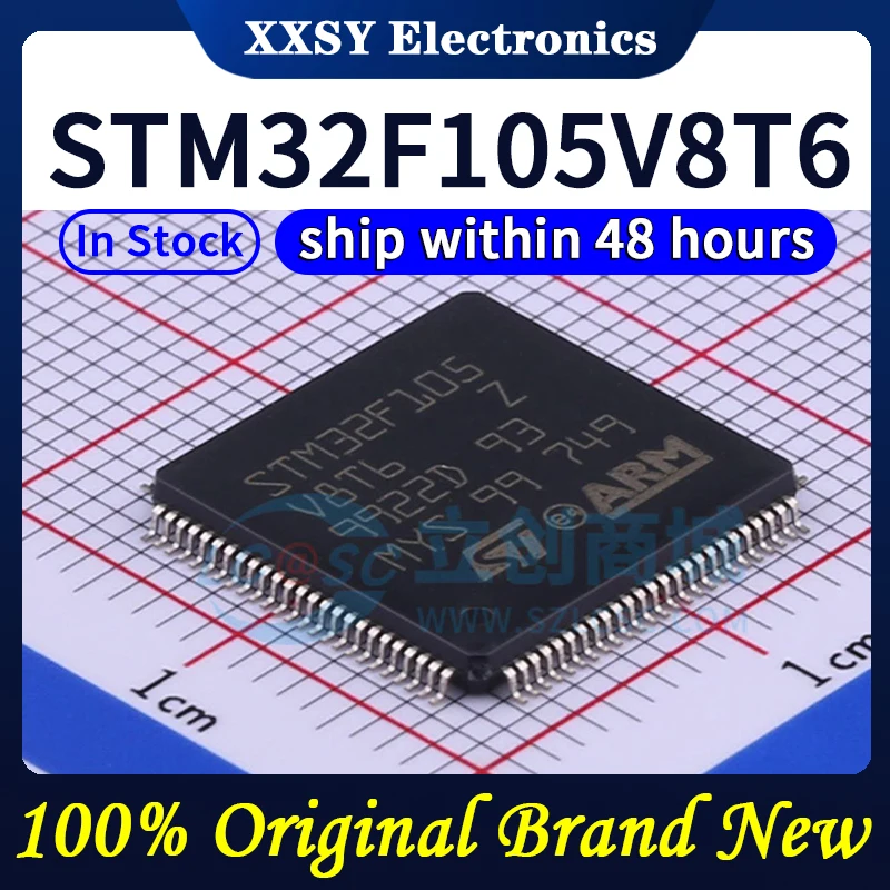 STM32F105RBT6 STM32F105RCT6 STM32F105R8T6 STM32F105VCT6 STM32F105VBT6 STM32F105V8T6 STM32F105VBH6 alta calidad 100% Original nuevo