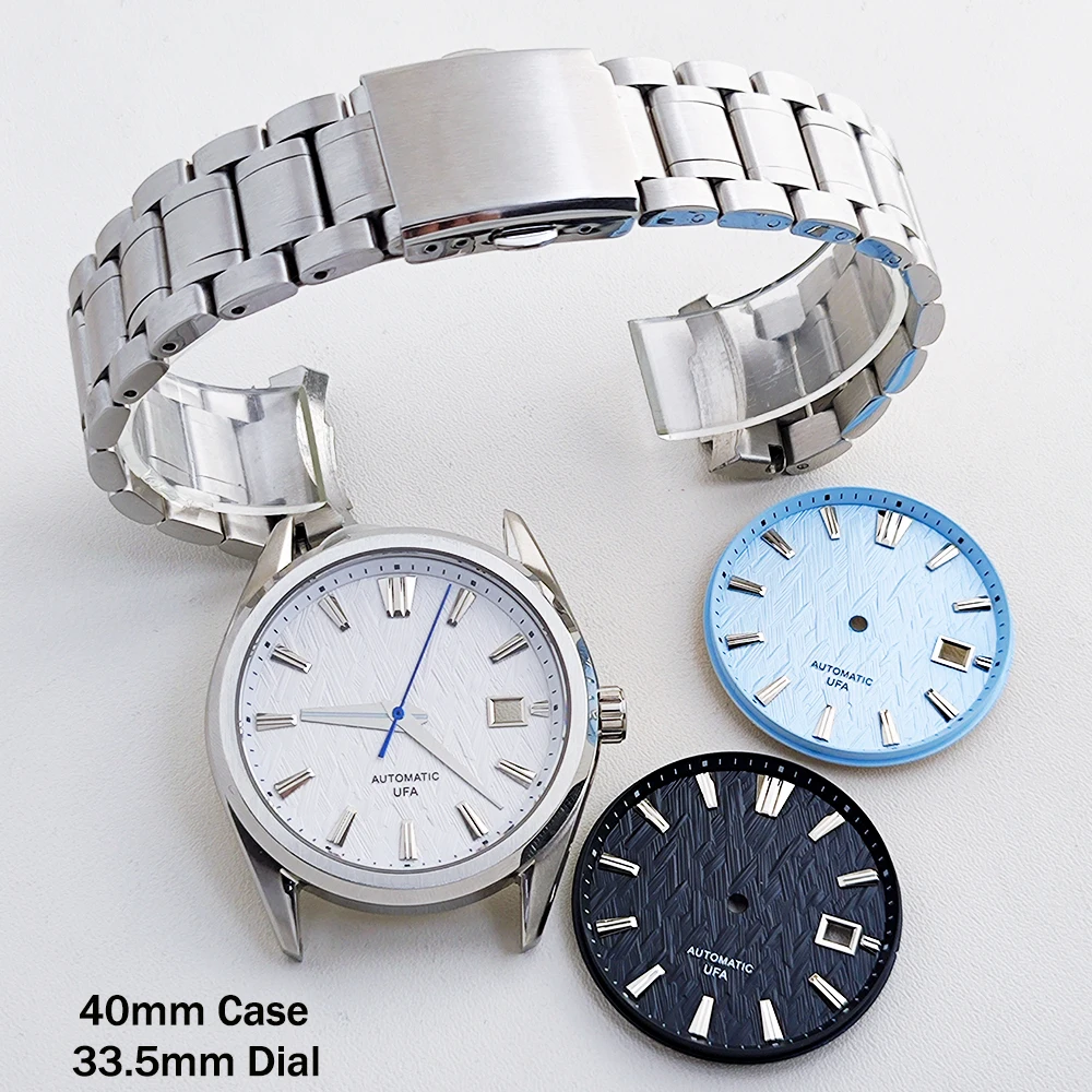 NH35 40mm Men's Watch Case 33.5mm Dial For GS Mod Case Dial Custom Logo Case Dial Set Suitable For NH35/NH36 Module Parts