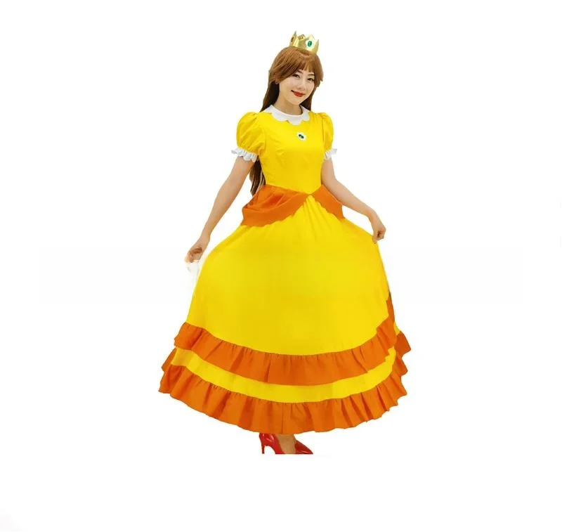 loween Daisy Princ Costume Skirt Adult Women's  Mary Casual Princ Dr for Mother Daughter Cosplay Clothing