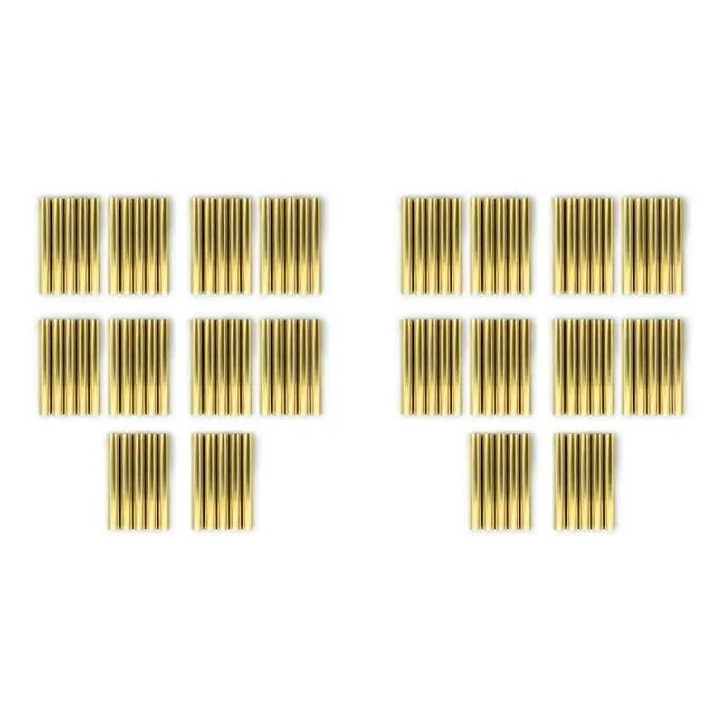 

【FLASH DEAL】100 Pieces 7Mm Slim Pen Tube Pen Tube Replacement Accessories 2-1/32 Inch Long Slim Replacement Tube Twist Supplies