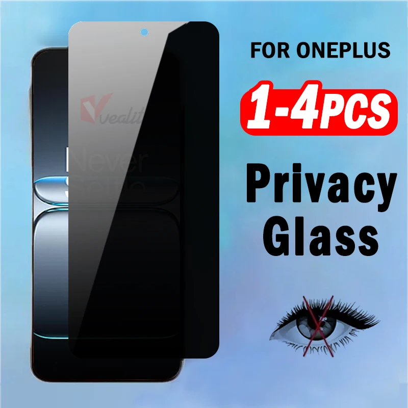 

1-4Pcs Anti-spy Full Cover Screen Protector for OnePlus Ace 5 Pro Ultra Racing Privacy Tempered Glass for Oneplus Ace 3V 2V Film