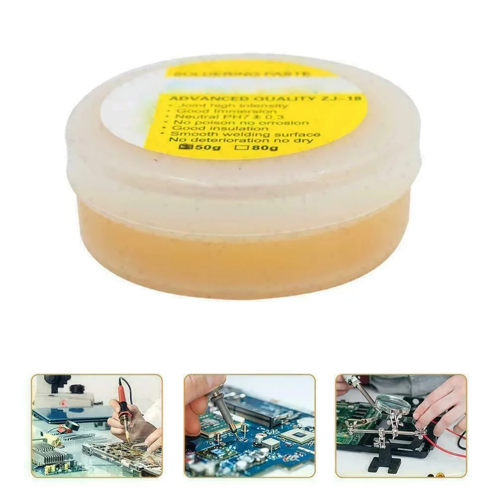 50G Soldering Flux Paste Solder Low Temperature Lead Free Solder Paste Cream Rosin For Cell Phone Motherboard Consistency Tools