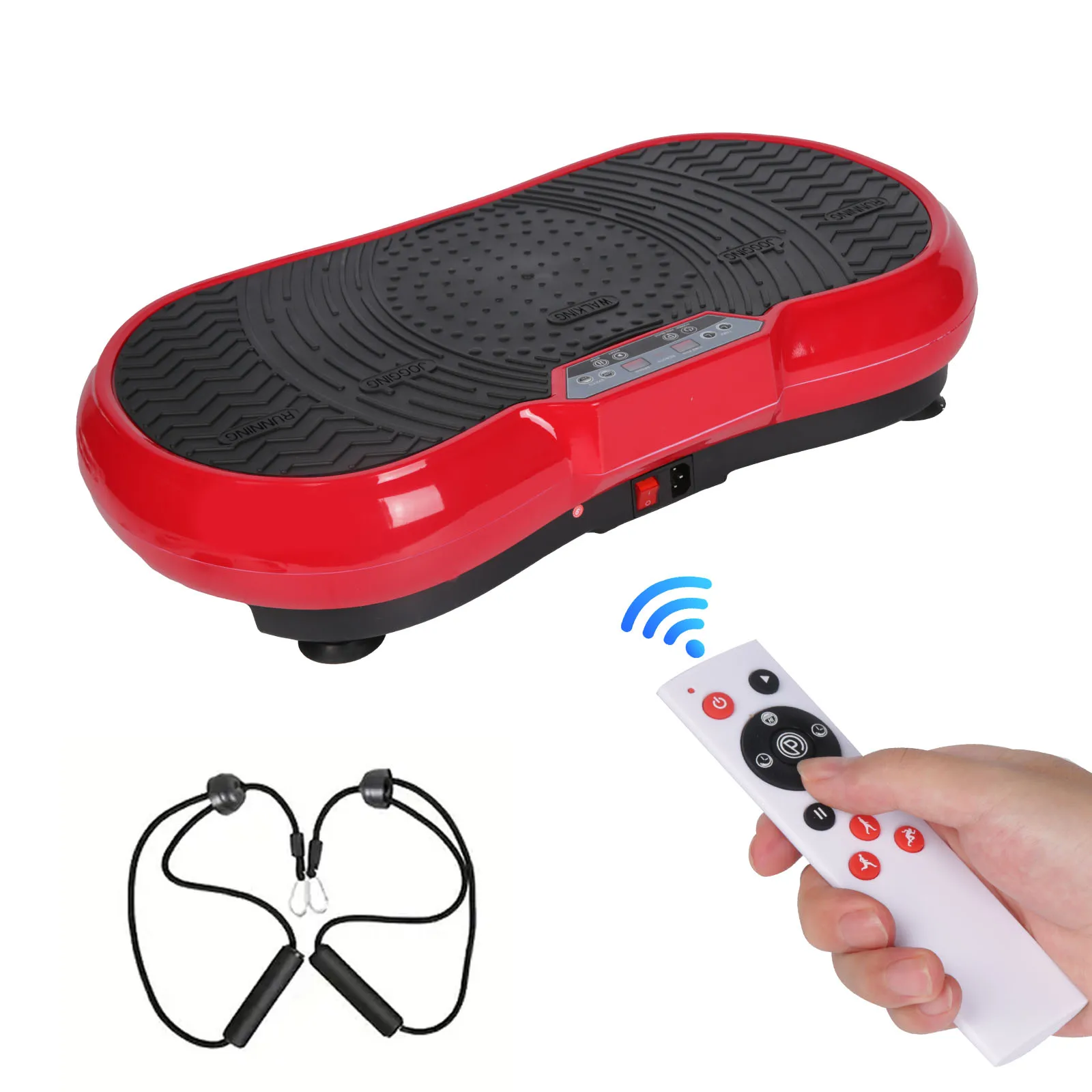 Plateforme vibrante ultra-silencieuse avec télécommande, entraînement complet du corps, renforcement du corps, soulagement, rééducation, réglage de la vitesse