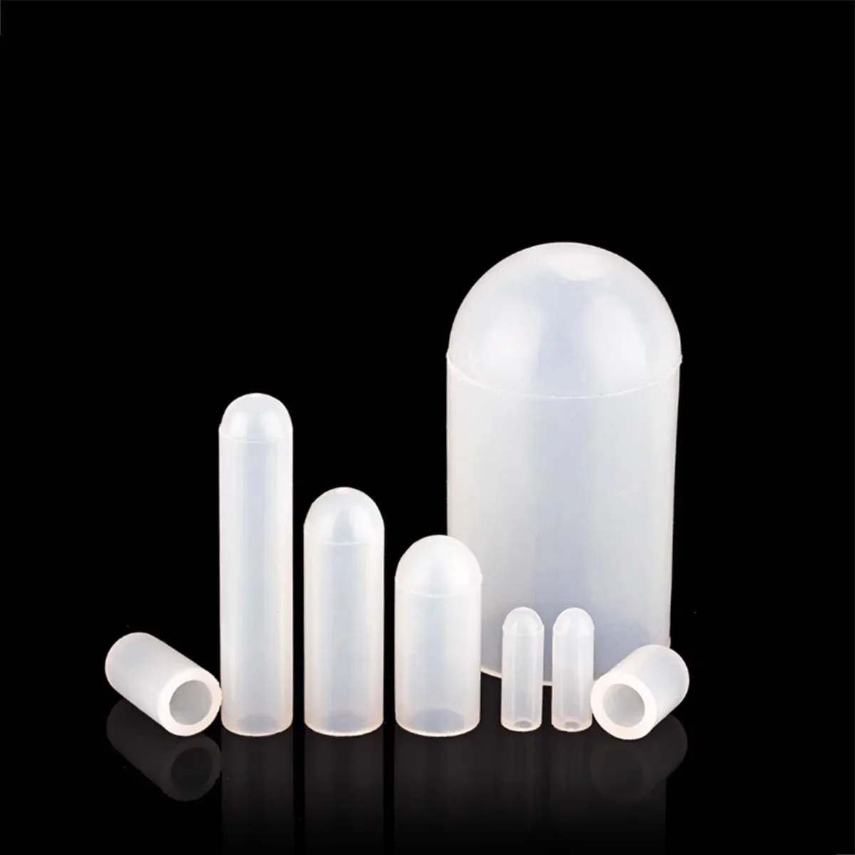 High Temperature Resistant Silicone Protective Cap/Screw Anti-Collision Tube Cover/Electroplated Electrophoretic Rubber Dust Cap - Image 5