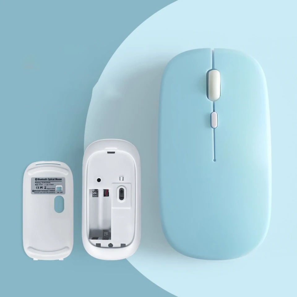 Silent Bluetooth Mouse Marcaron Computer Laptop Optical Mouse Wireless for iPad Samsung Tablet Universal Mice Noiseless, image 6