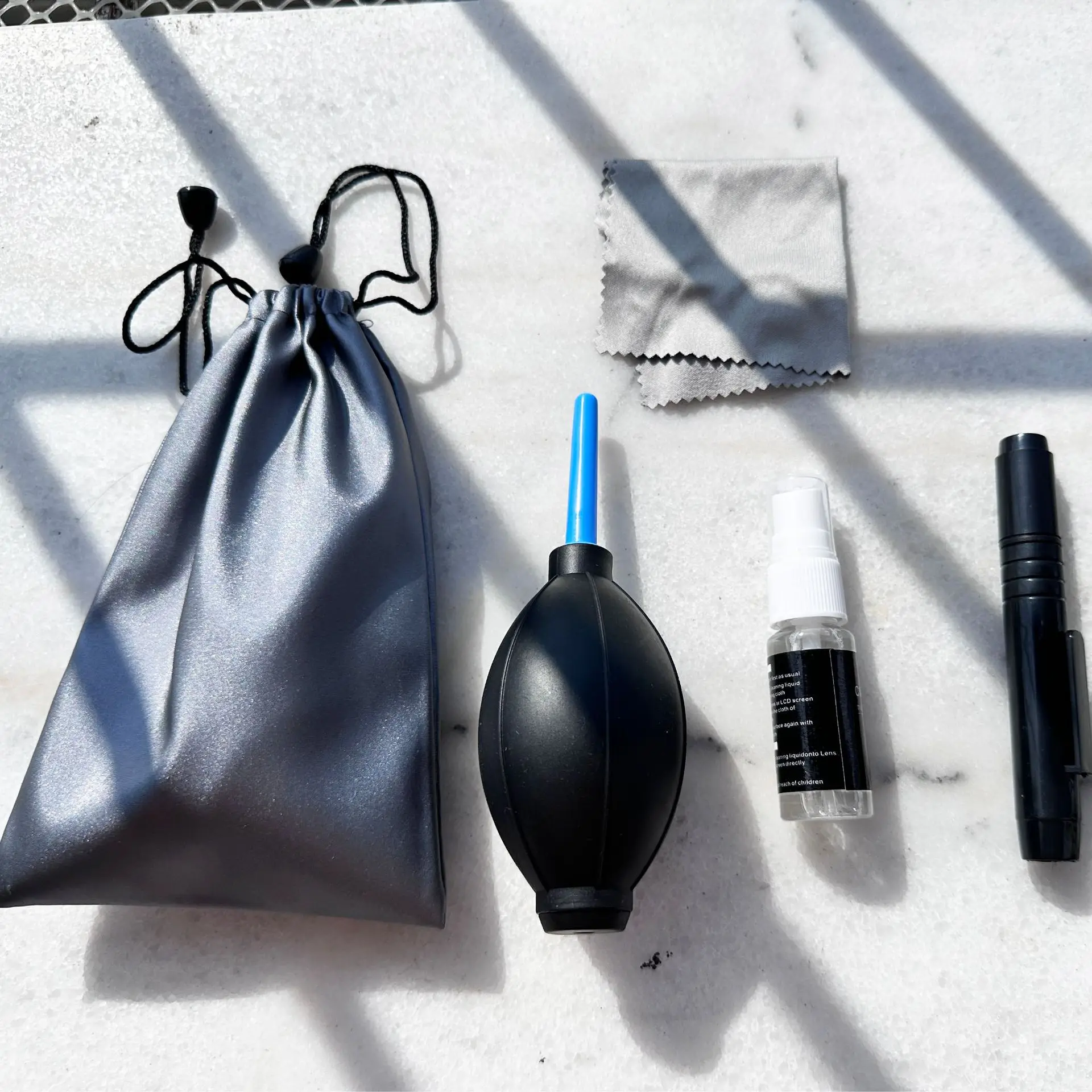 Electronic Cleaning Kit for Camera Lens & Laptop Screen Computer Keyboard, DSLR Mirrorless Sensor Cleaner Tool with Air Blower.