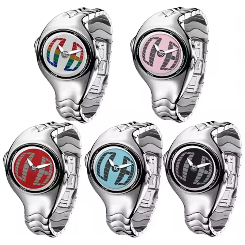 Y2K Digital Men's Watch 40mm Dual-Display Quartz Wristwatch