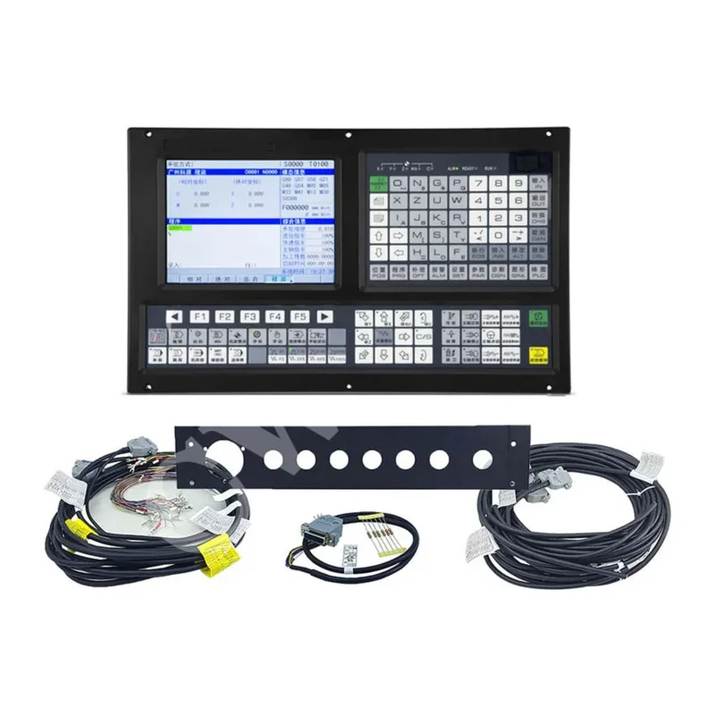 CNC 980TC lathe control system supports PLC ATC 2-axis kit board CNC lathe controller 8-inch display PLC function Tac panel