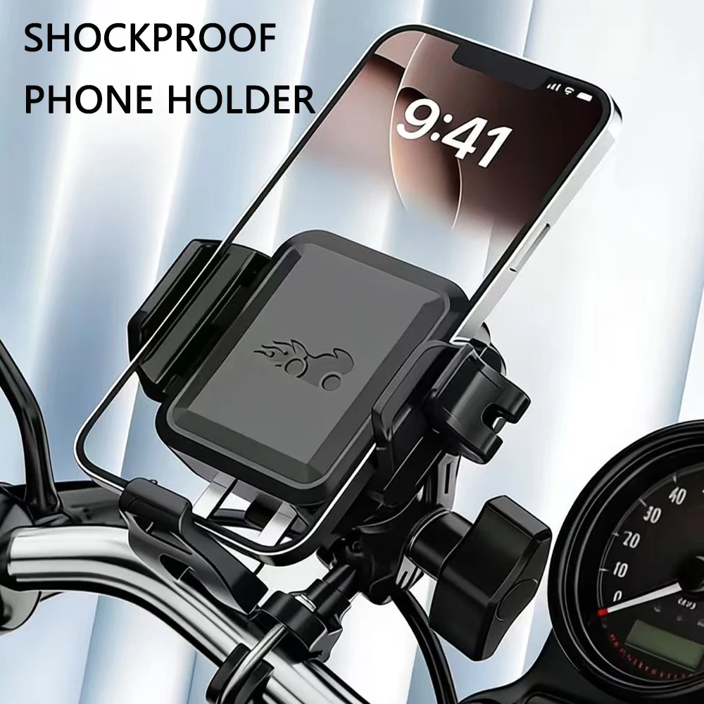

Motorcycle Riding Shock-Absorbing Phone Holder Adjustable Anti-Theft FOR VOGE 300R 525R 500R 650R CU250 CU525 CU625 650DS DS900X