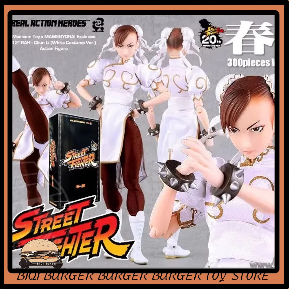 

In-Stock Original MEDICOM Street 1/6 Fighter Action Figures Chun-Li Anime Figures PVC Figure Model Room Ornament Toys Kids Gifts