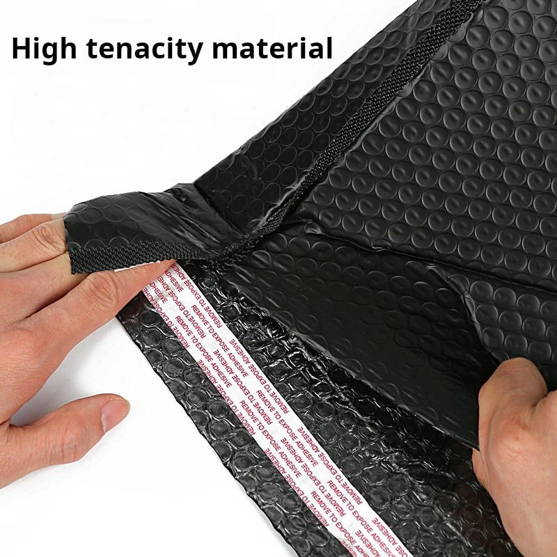 Black Bubble Envelope Bags Self-Sealing Mailing Bags Inflatable Bubble Mailing Envelopes Shipping Packaging Bags Multiple Sizes