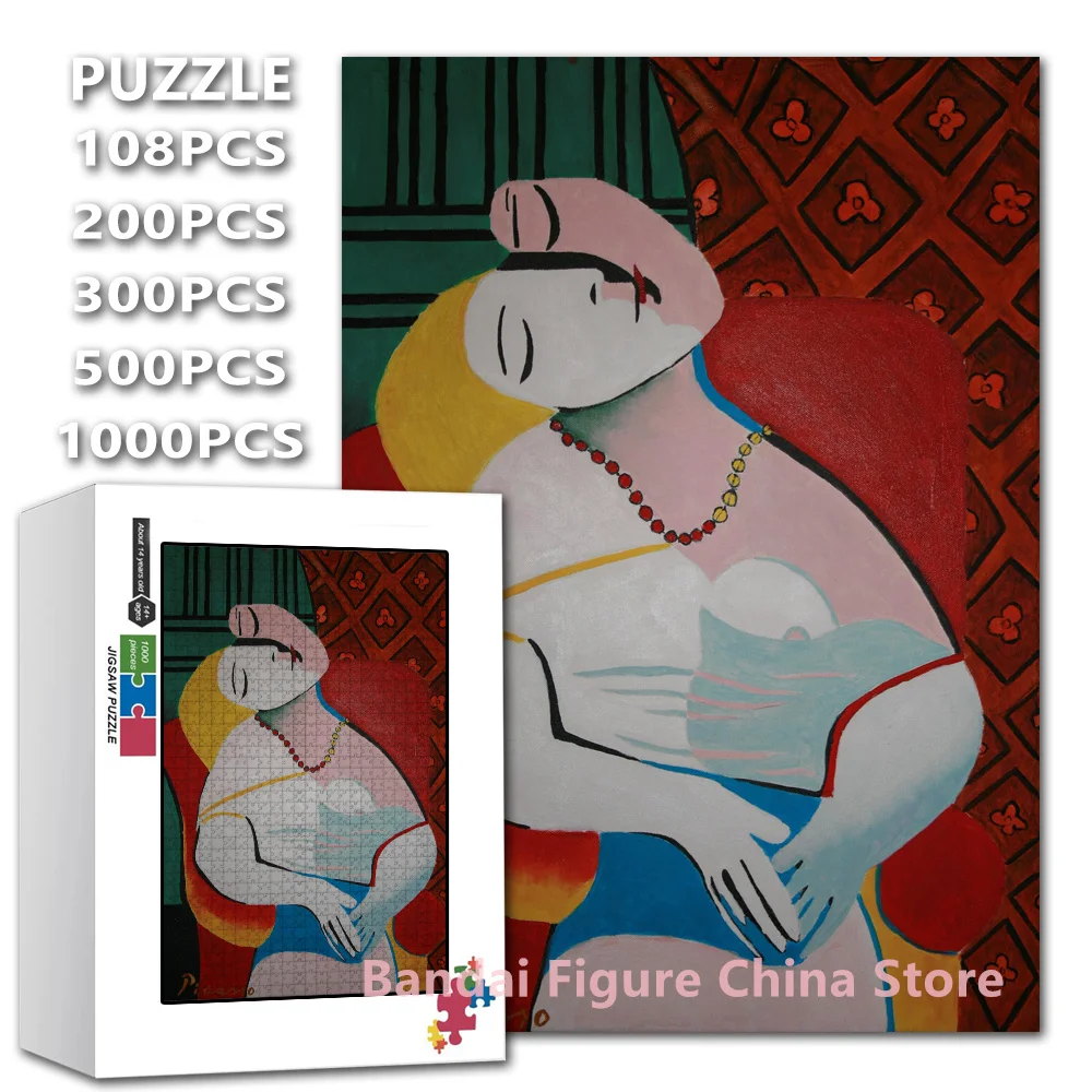 

Pablo Picasso Artwork Print Puzzle Cry Women 108/200/300/500/1000 Pieces Jigsaw Puzzles Decompress Toys