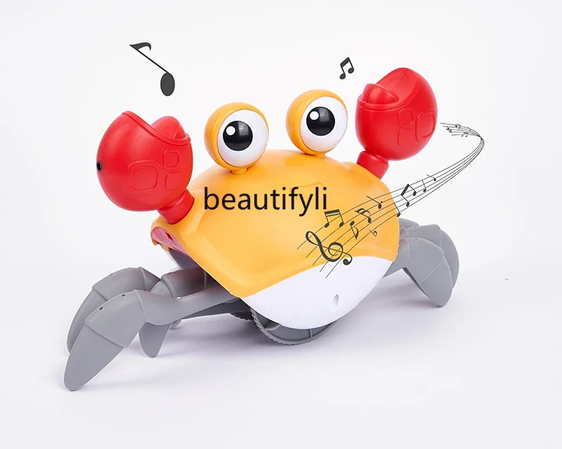 

Children's electric automatic induction crab 2 year old baby 1 infant toy boy and girl