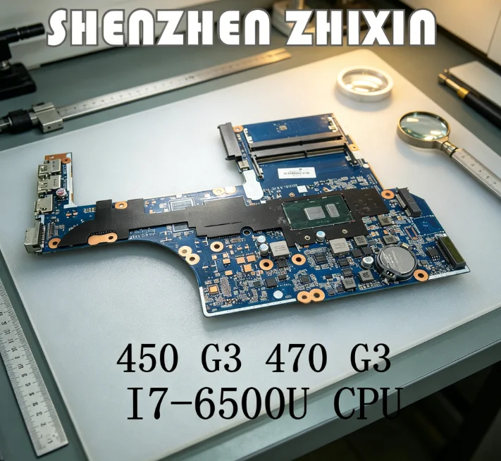 

855674-601 855674-001 DAX63CMB6D1 для ноутбука HP 450 470 G3, материнская плата с процессором I7-6500, основная системная плата