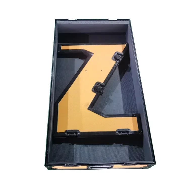 z لخلاط الألومنيوم الملون الرائد DJ Coffin Table Flight Case مع عجلات