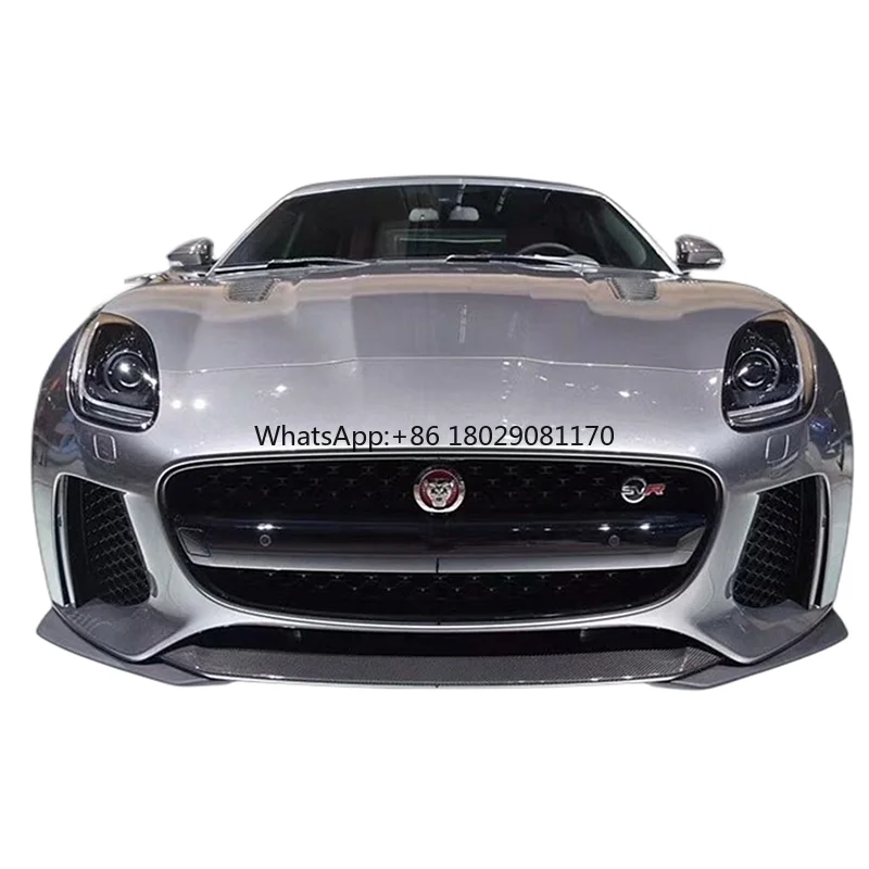 Jaguar F-TYPE modified big enclosure SVR front bumper front enclosure carbon fiber front lip three piece set