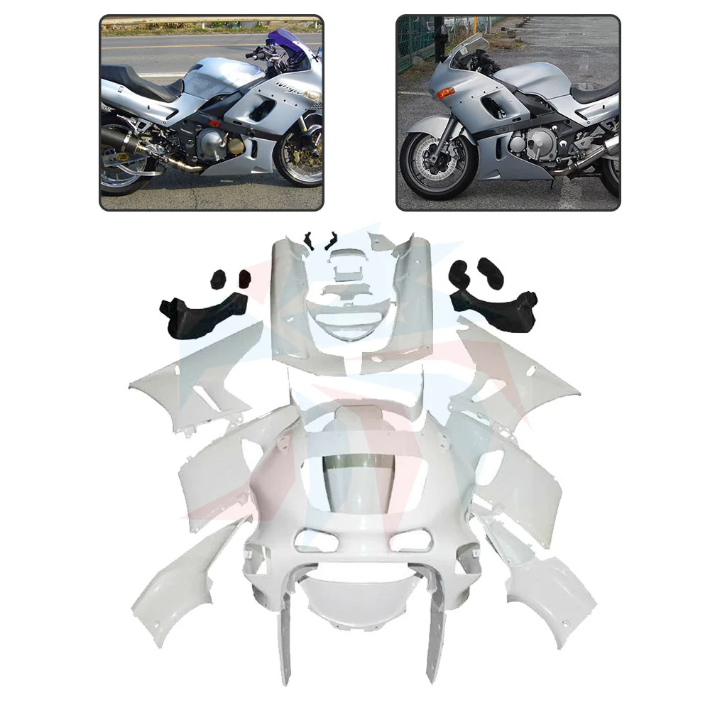 Accesorios para motocicleta, sistema de carrocería, Kit de carenado de inyección ABS sin pintar, carrocería para KAWASAKI ZZR-400 1993 1994 - 2006 2007