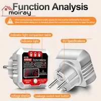 ANENG AC28 Digital Display Socket Tester UK US EU Plug Polarity Phase Pheck Detector Voltage Test Multi-function Electroscope