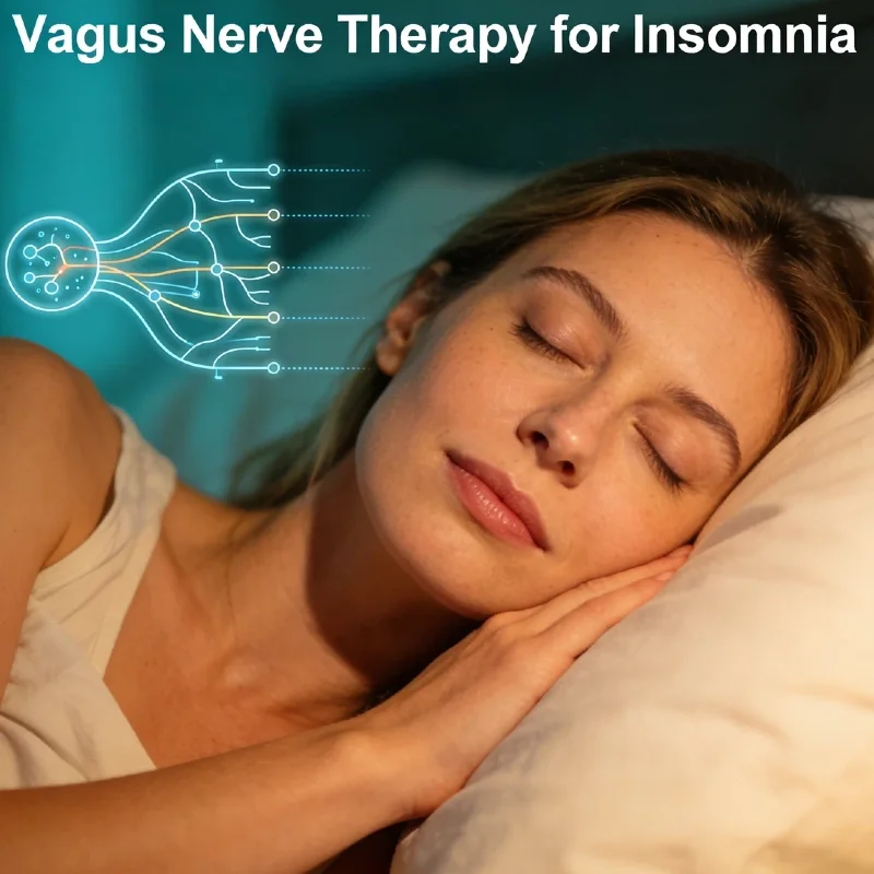 High Power CES Cold Therapy Sleep Device, for Anxiety Depression Fatigue Insomnia Nerve Relief Health Protection Home Use