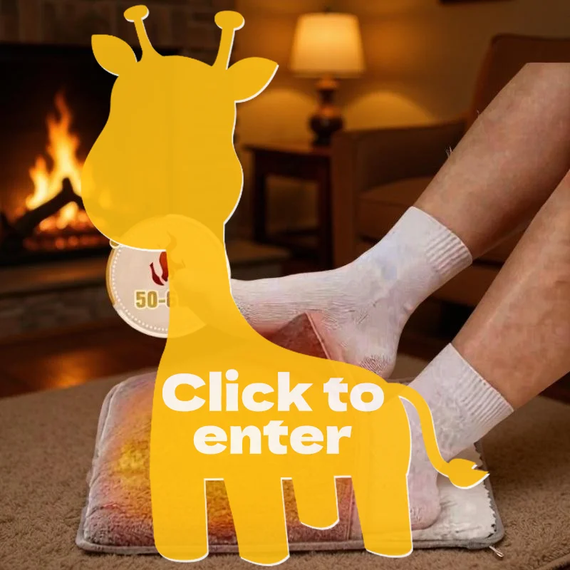 

Winter Electric Foot Heating Pad USB Charging Soft Plush Washable Foot Warmer Heater Improve Sleeping Household Foot Warming Mat