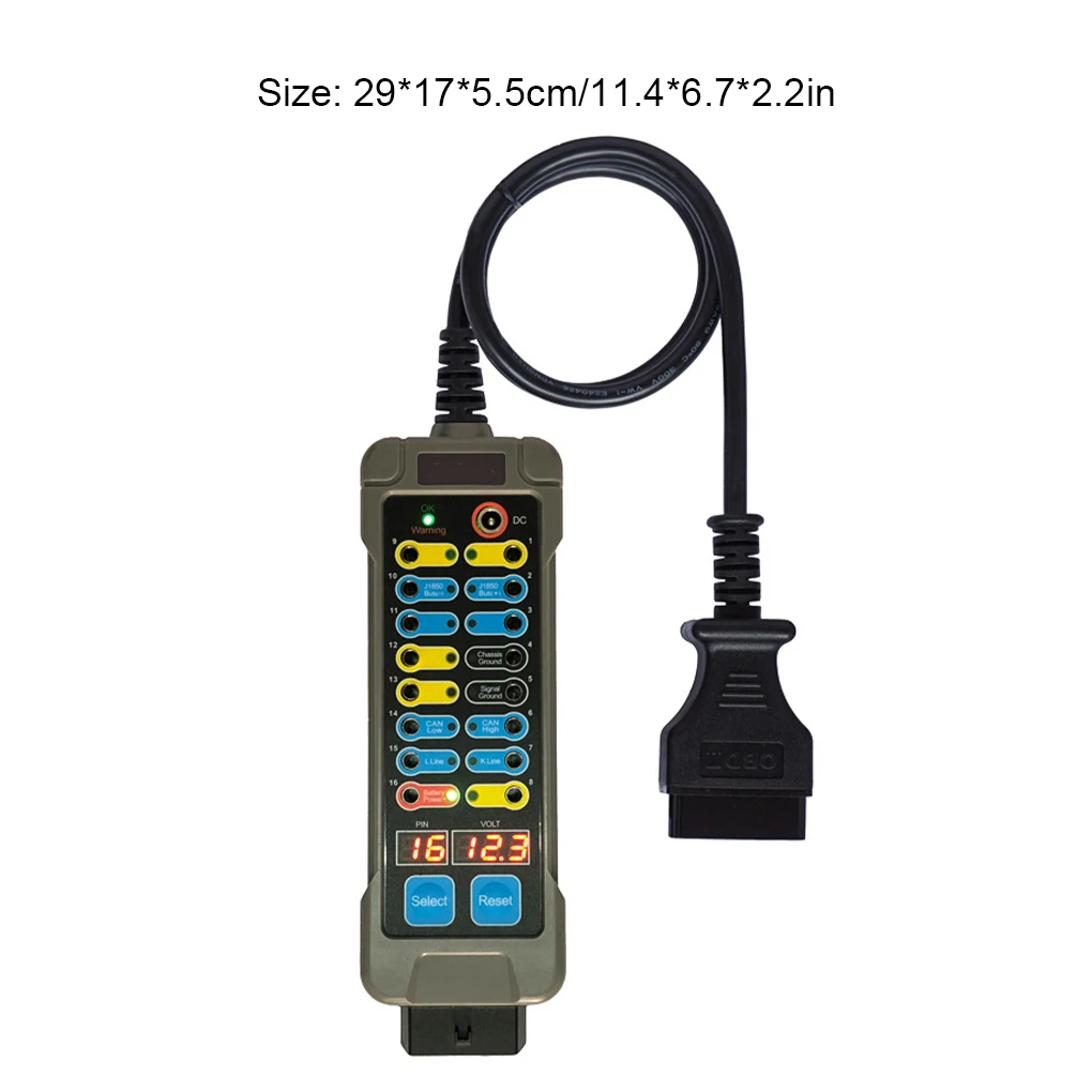 صندوق انقطاع obdii صندوق كسر للكشف عن اتصالات بروتوكول obdii/أداة وحدة التحكم الإلكترونية سهلة الاستخدام