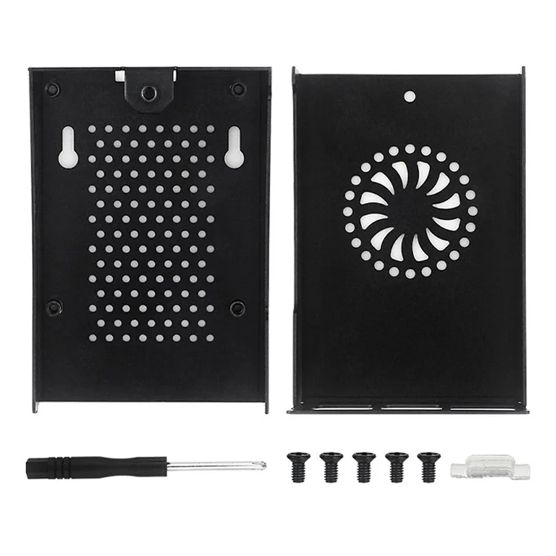 N75R-корпус из алюминиевого сплава для Raspberry Pi 5, RPI 5 Pi5, совместимый с активным кулером