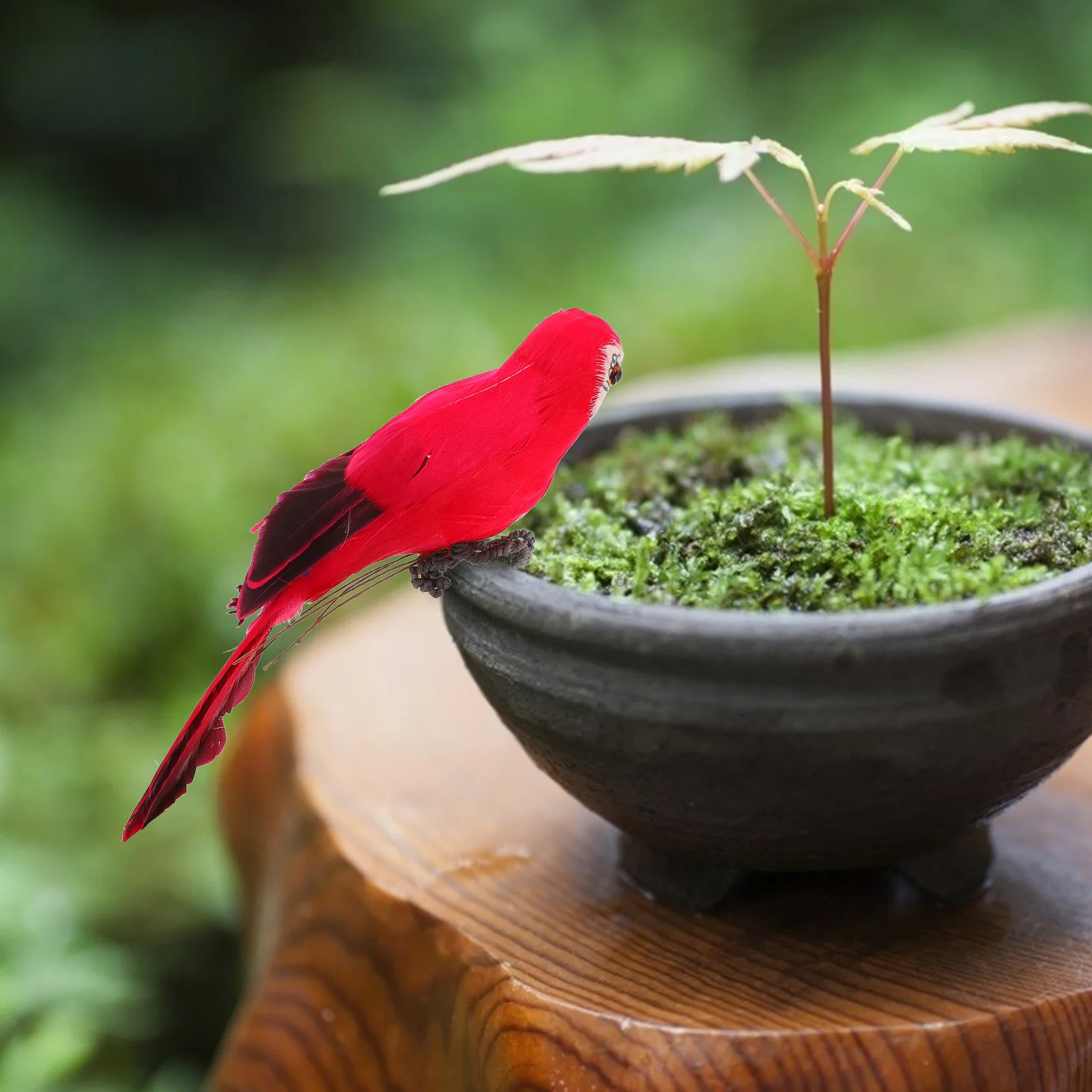 

1pc Simulation Ornament Realistic Garden Yard Decorative Home Decoration Craft Adornment Foaming Balcony Tree Animal