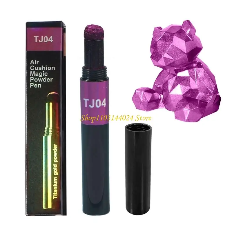 N5KE Glittering Pigment Sponge Tip Easy to Color Good Mirror Effect for Epoxy Resin Casting