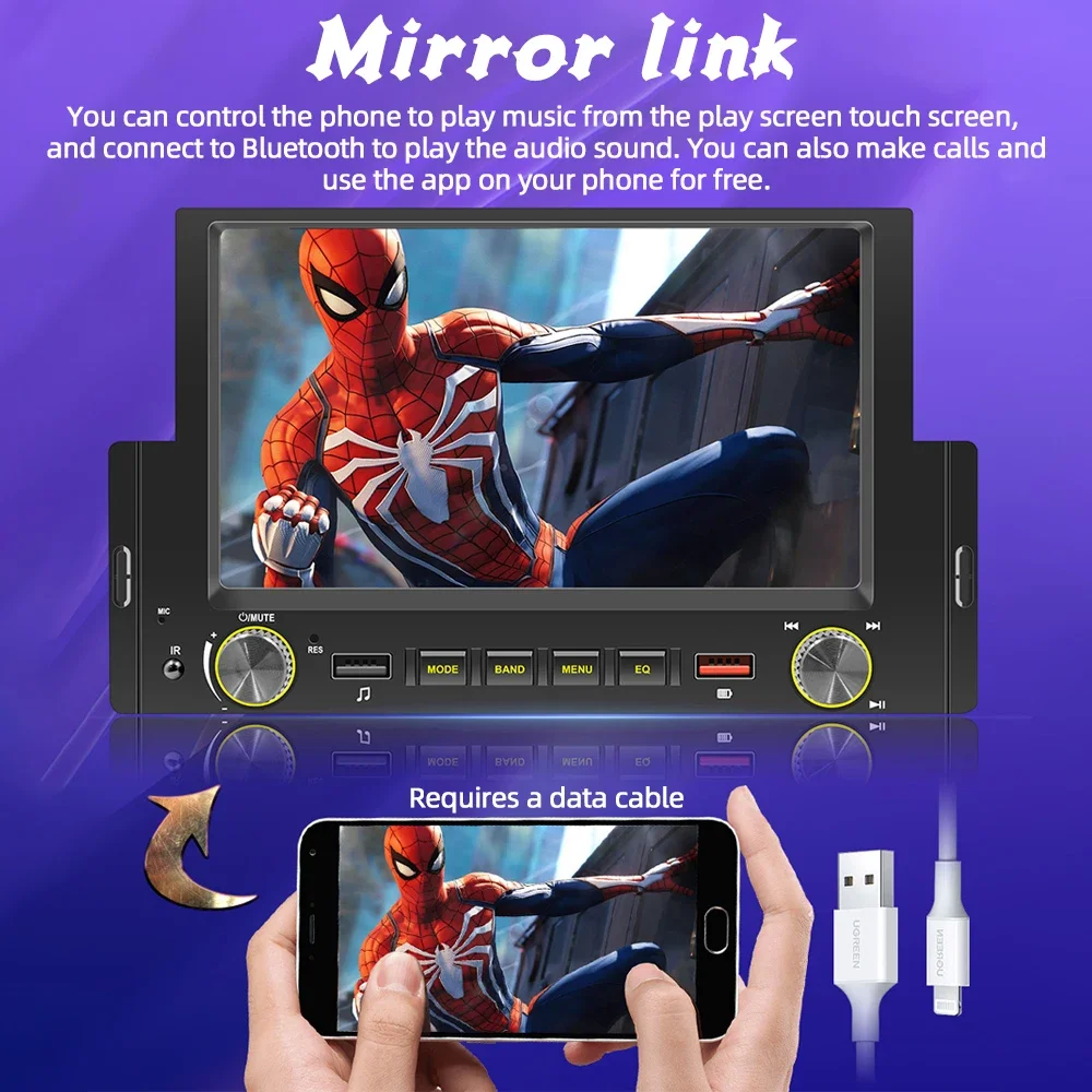 المسح التلقائي دليل ضبط راديو السيارة محطات محددة مسبقا 12 فولت/24 فولت Powe الحد من الضوضاء AM/FM راديو إشارة الاستقبال نظام ستيريو السيارة #2