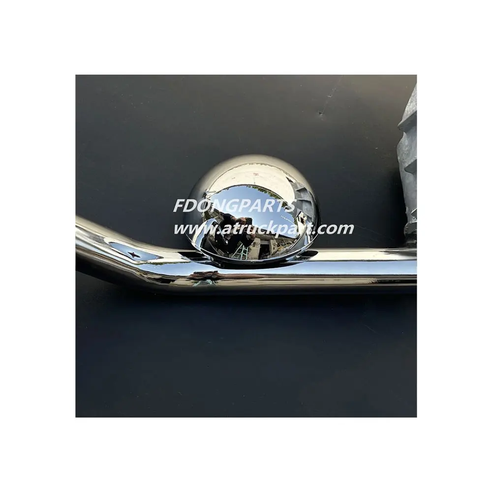 FDONG 1 Set 2 Pcs Chrome Mirror rod base balls 8.2cm for ISUZU 700P NQR175 NPR150 NMR130 NLR130 PRO