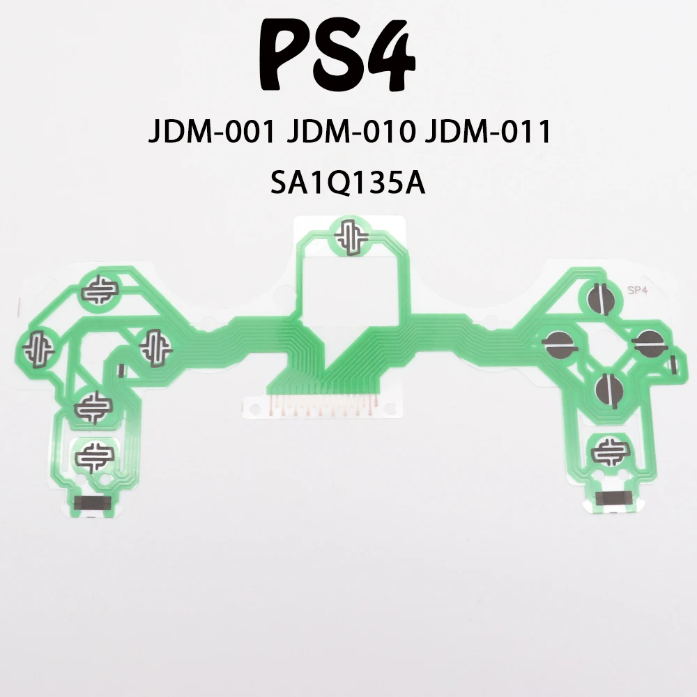 JDM JDS 001 010 011 030 040 055 For Sony DualShock 4 Conductive Film Keypad for PS4 Pro Slim Controller PCB Circuit Ribbon