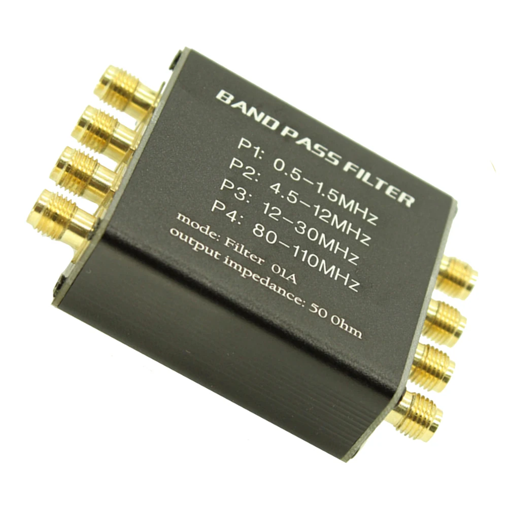 

Radio PreFilter with 4PASS Filters BPF 06A 1Hz300MHZ 50 Ohm for SMA Socket Reduce Interference in Medium Wave and FM Broadcasts