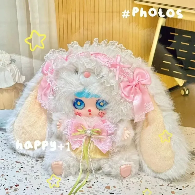 

KEBIDOU Naifu Bunny Sauce 600% Series Plush Vinyl Blind Box Moving Eyes Flowing Sand Eye Collecting Ornaments Mystery Boxes Gift