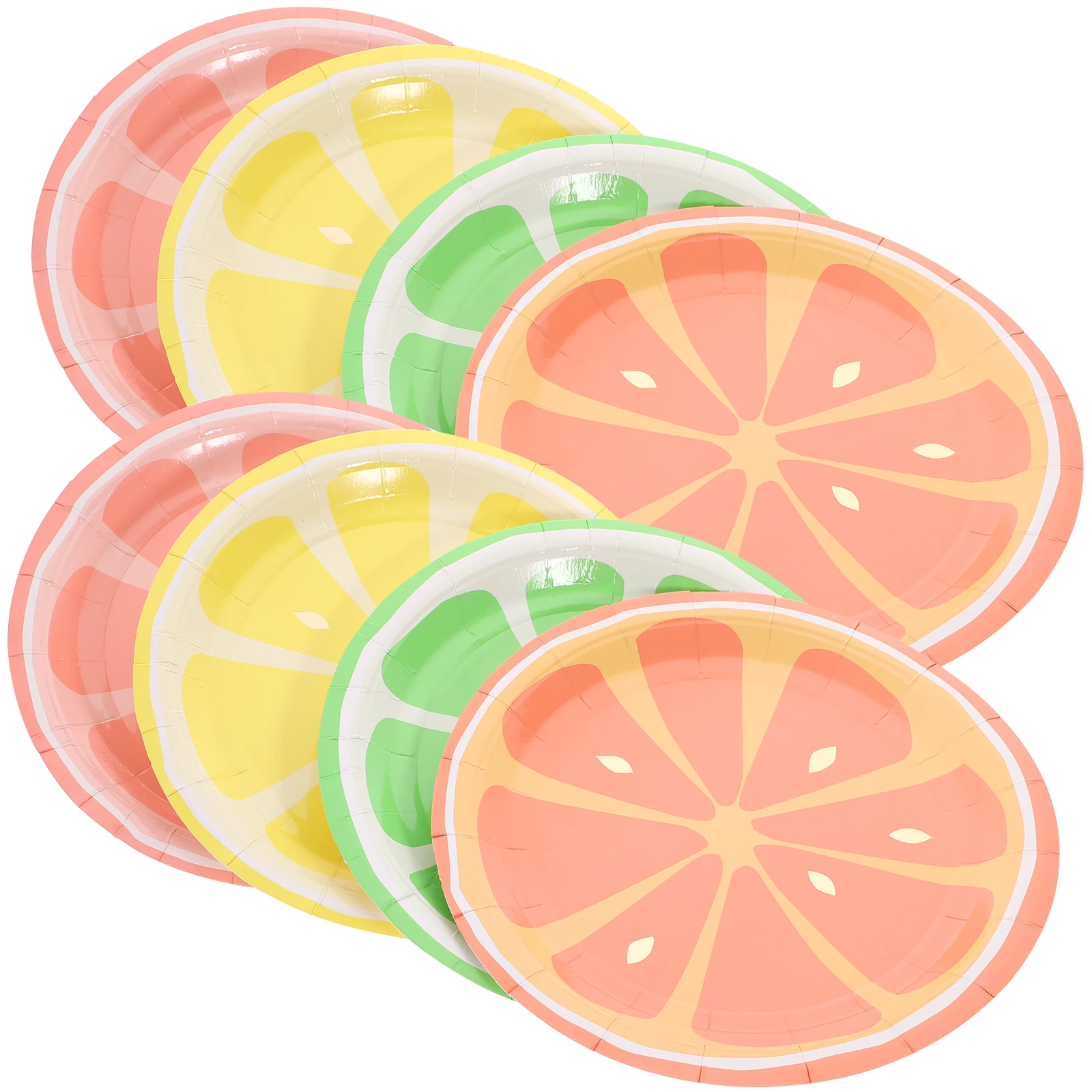 

8 Pcs Set Disposable Dinner Plates for Household Food Plate Cake Plate Party Cake Lightweight Serving Food Household