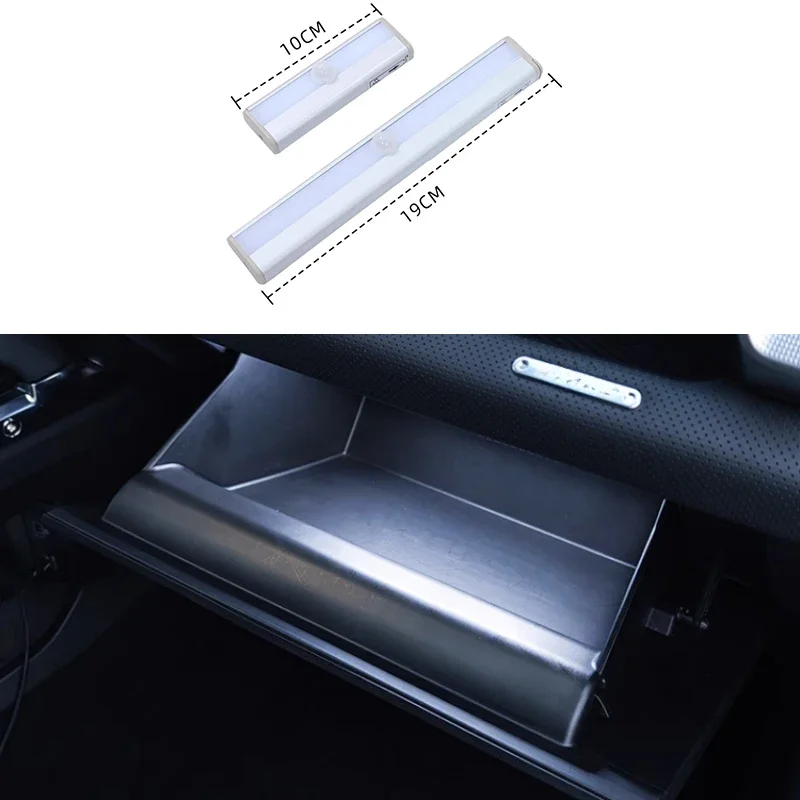 Car Glove Box Opening Automatic Sensor Light Fit for JETOUR Traveler T2 2023 Magnetic Fixed Sensor Light Interior Accessories