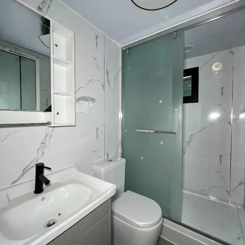 Casa contenedor Modular prefabricada móvil, paquete plano de 20 pies, casa prefabricada para Hotel, Villa prefabricada, pequeña casa de remolque