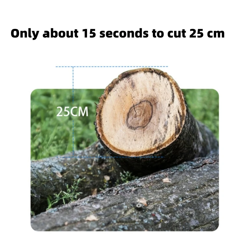 21V 12 Inch Brushless Electric Chainsaw Cordless Rechargeable Woodworking Garden Pruning Saw Power Tool For Makita 18v Battery