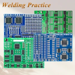 SMD Components Welding Practice Board Kit Electronic Craft STM Skills Teaching Practical Training Electrician Circuit Board DIY