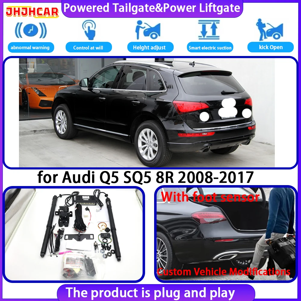 JHJHCAR for Audi Q5 SQ5 8R 2008-2017 Smart Automatic Electric Powered Tailgate Power Liftgate Tailgate System Power Back Door