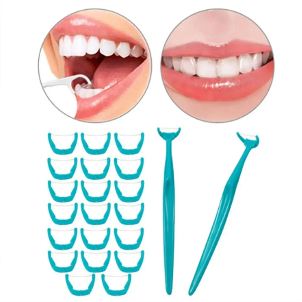 Limpiador de dientes de descontaminación profunda, hilo Dental desechable, elimina el sarro, palillos de dientes