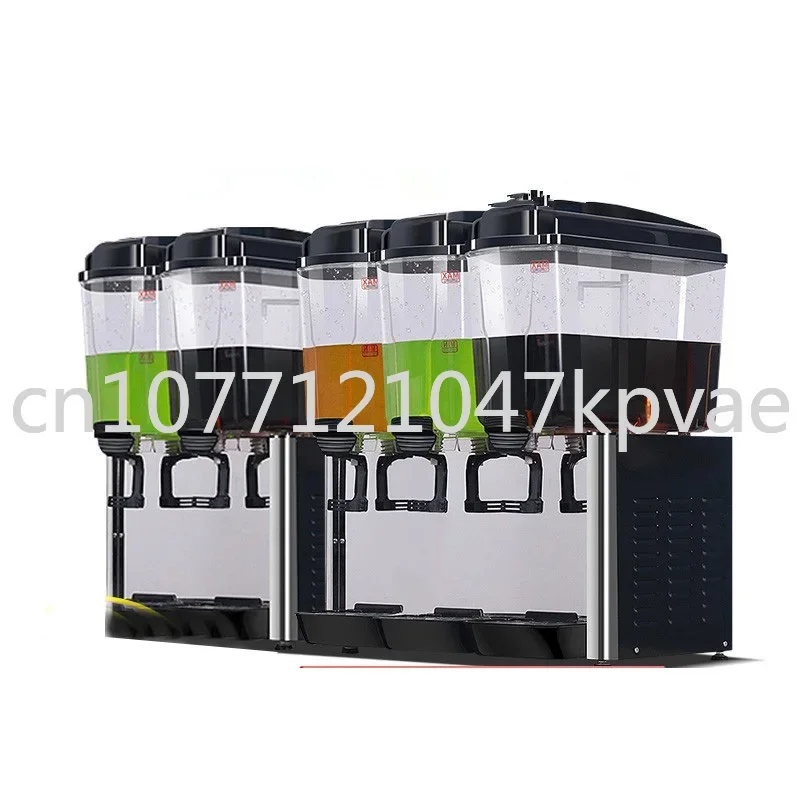 Commercial Automatic Juice Drink Dispenser  Self-service Milk Tea 2 Tank Beverage Hot And Cold Drink Machine