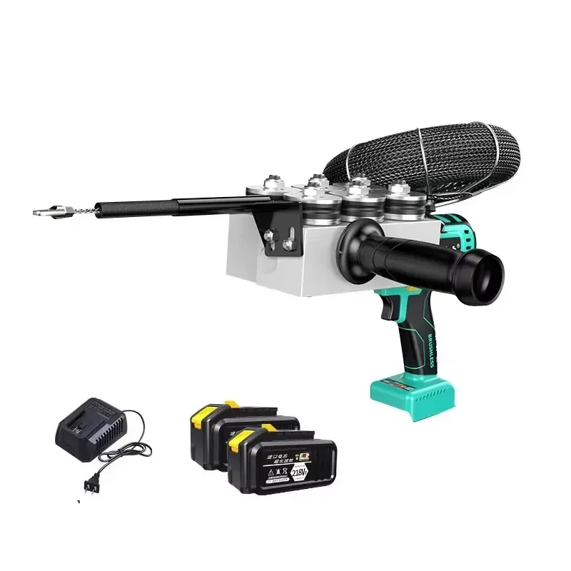 

【Best-selling】NEW Electric Threading Machine Lead Wire ,Fully Automatic Threading Tool Water Electrician Wire Pulling Machine