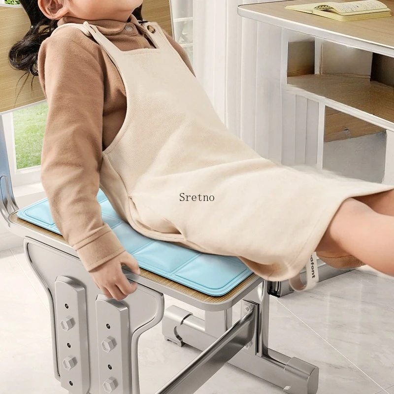 Sretno Cool Seat Cushions for Summer Students Sitting Long Time Buttocks Cushions, School Chair Ice Silk Breathable Cool Cushion